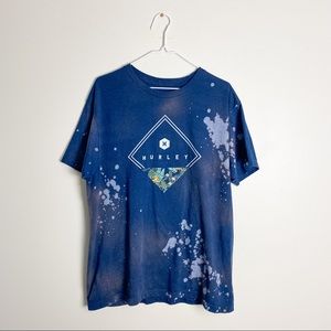 Hurley Large Navy Graphic Tee Short Sleeve Surf